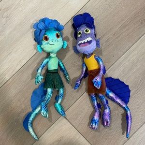 Luca and Alberto Disney Plush Toy Bundle